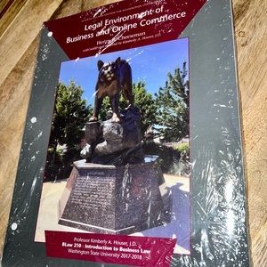 Brand new loose leaf textbook for WSU BLaw 210